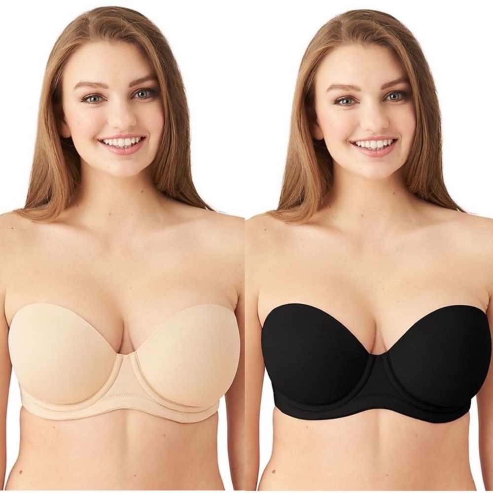{WACOAL} Set of TWO Strapless Bras